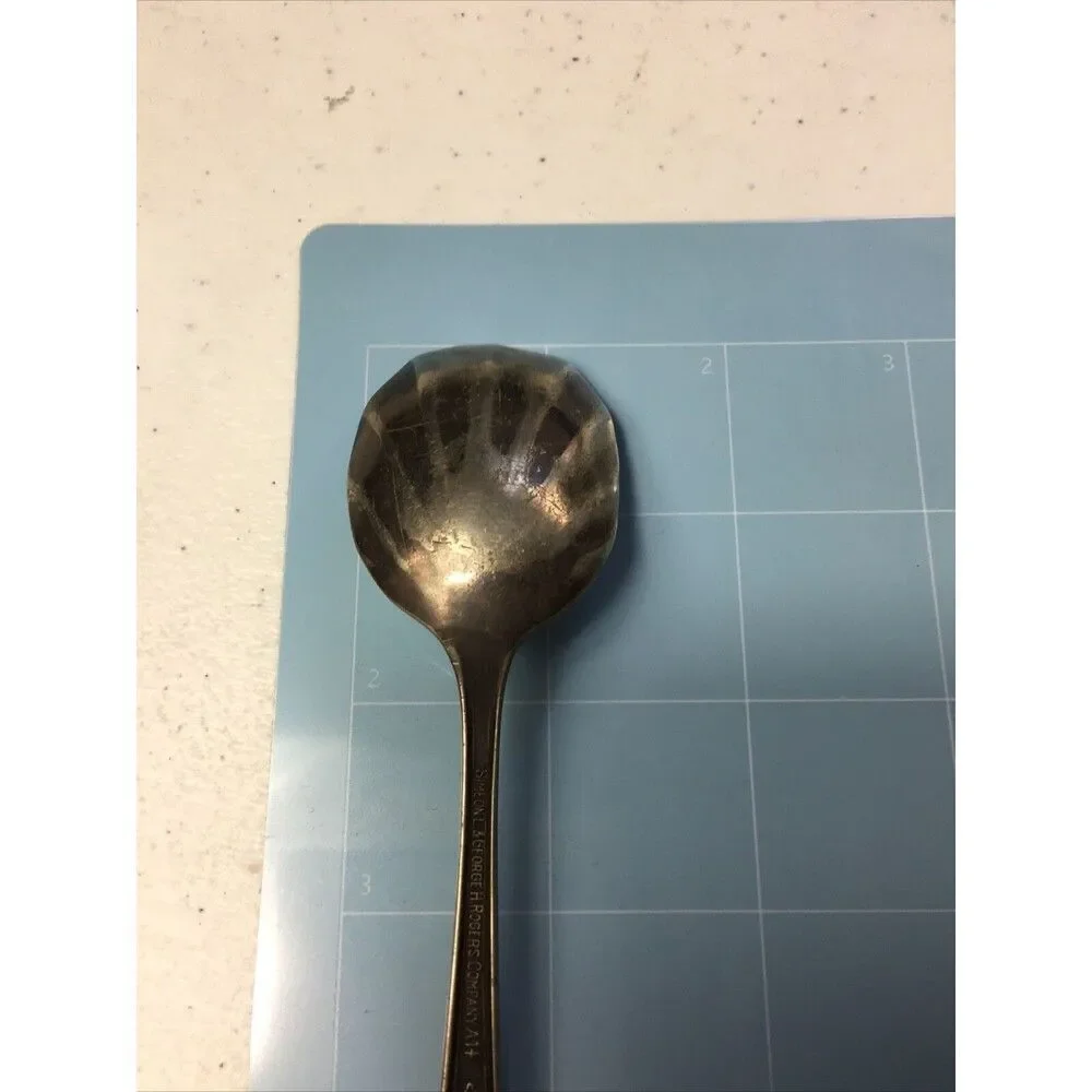 Vintage Simeon L & George H Rogers Company Spoon A1+ Silverplate Silver Plated
